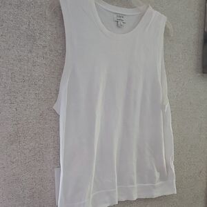 J. Crew Cream Sleeveless Muscle Tank